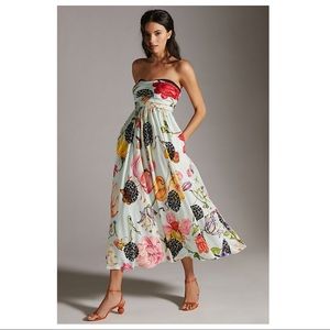 Geisha Designs Strapless Maxi Dress